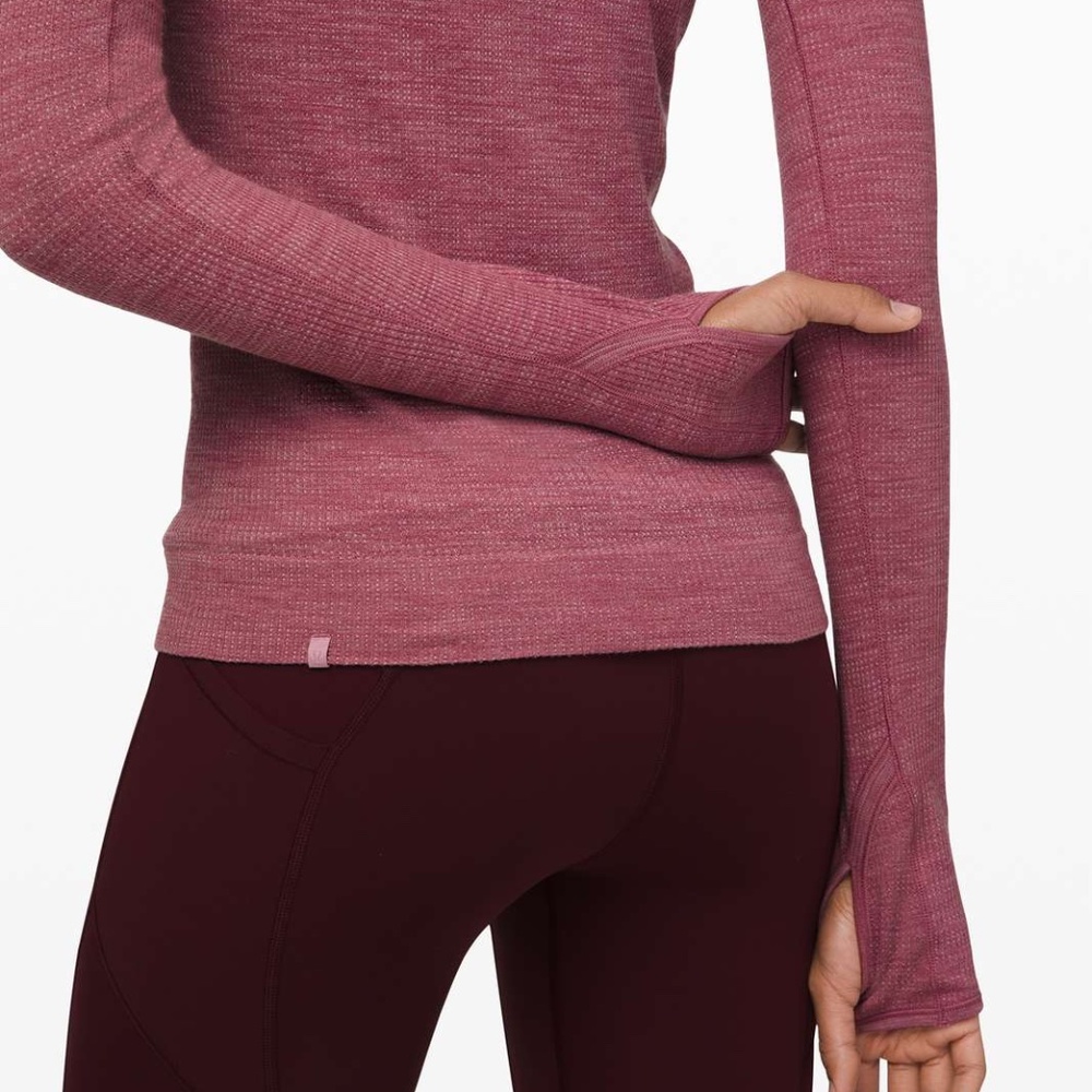 Rare Lululemon // Swiftly Wool Pullover in Moss Rose Size 2